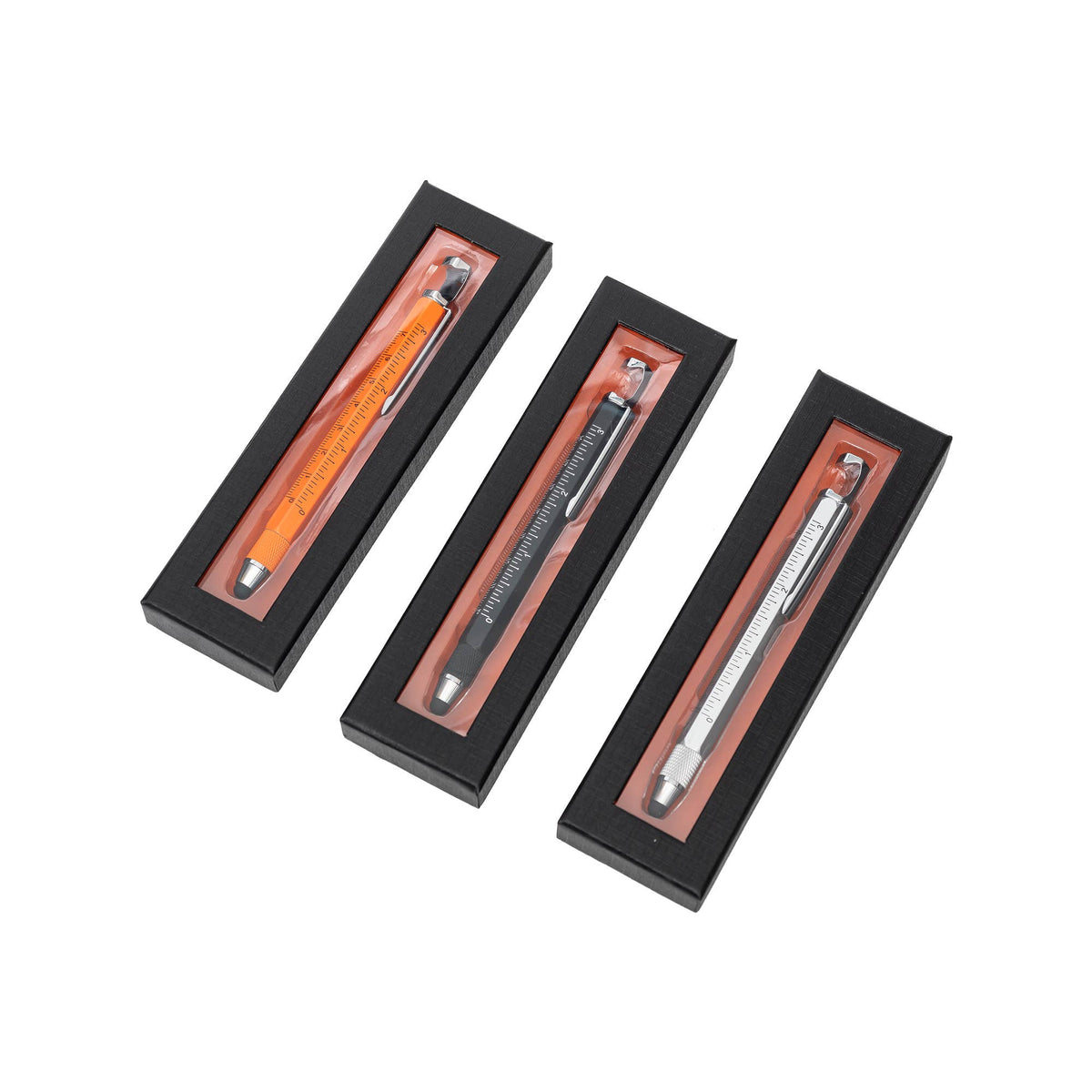 Friken Cool Pen | 6-in-1 Tech Multi-Tool Pen: Silver