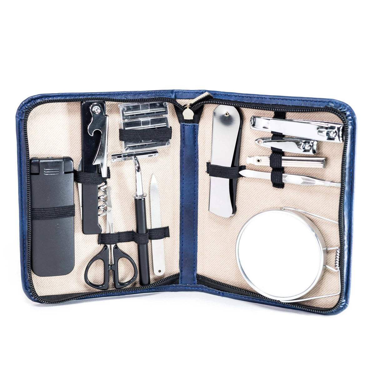 Mr. On the Move Grooming Kit | Men's Travel Toiletry Kit: Black