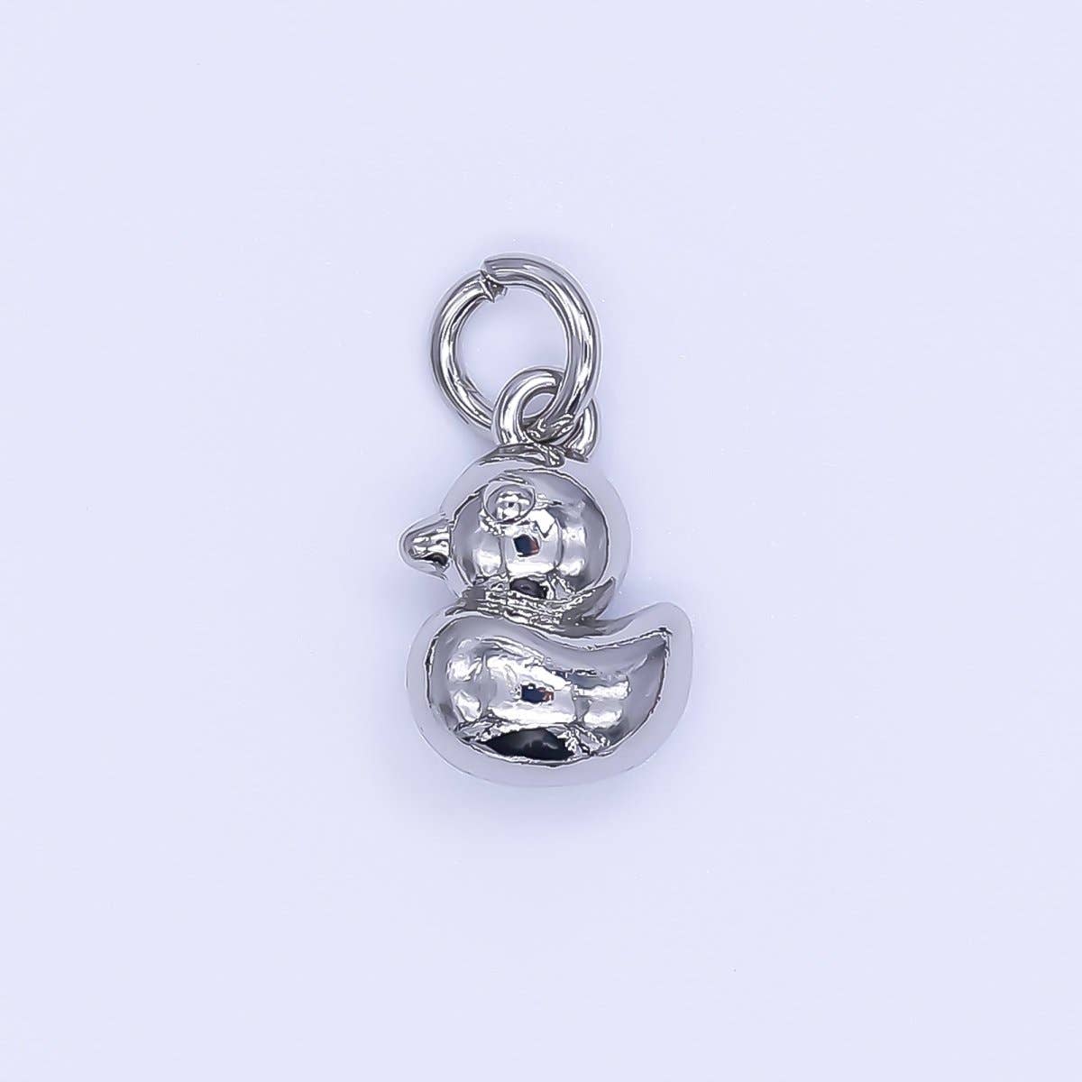 24K Gold Filled 11mm Baby Duck Animal Charm in Gold & Silver | AH-579: Gold