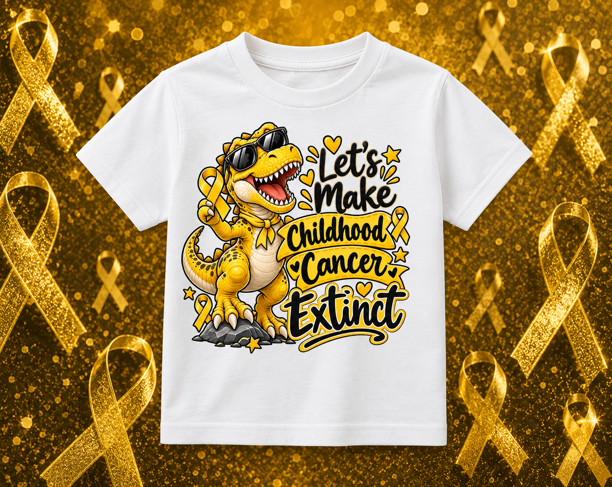 Kid's Make Childhood Cancer Extinct short sleeve t-shirt