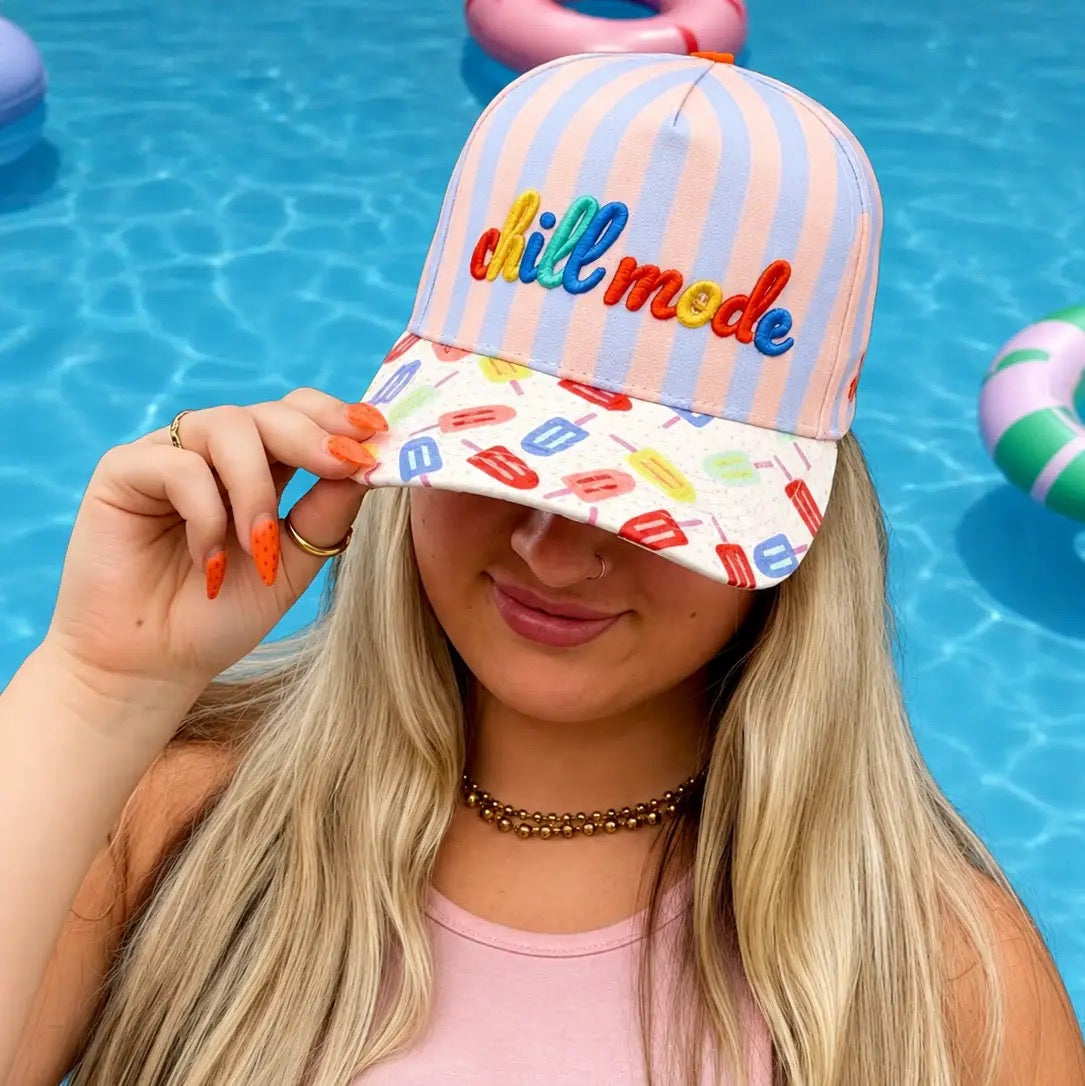 Chill Mode Embroidered Hat