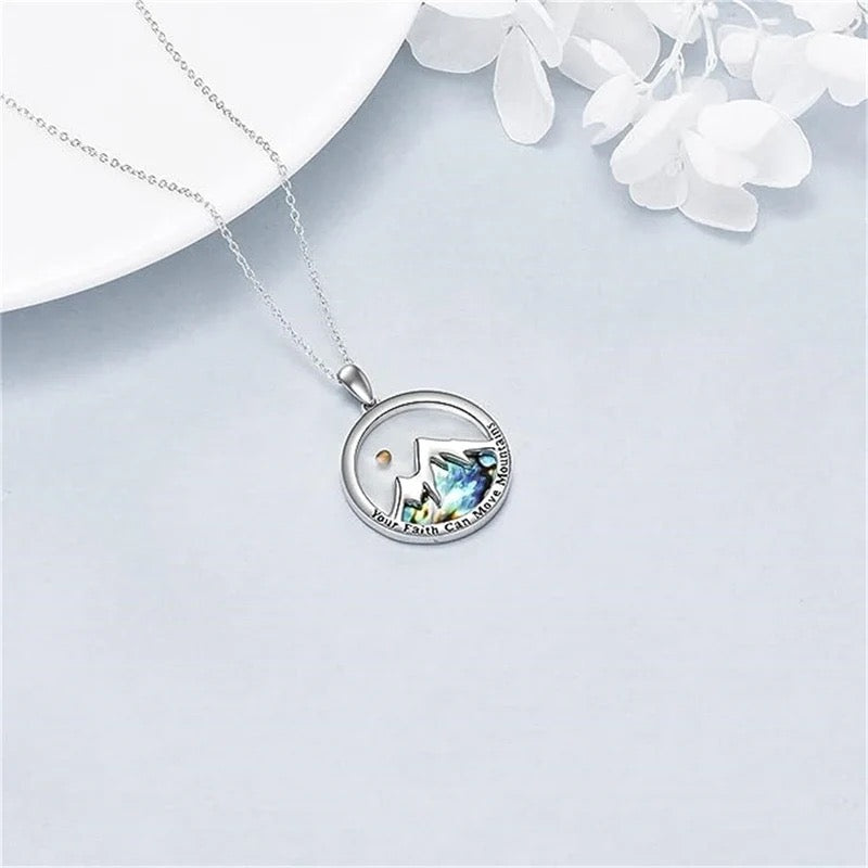 Stainless Steel Simple Shell Mustard See Necklace
