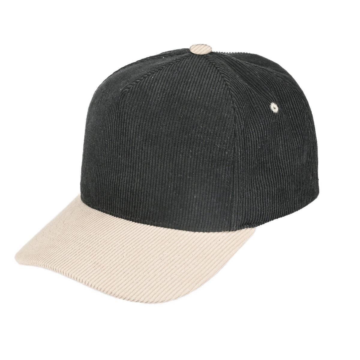 C.C Corduroy Trucker Cap – Wholesale Adjustable Snapback Hat (5 Colors): Brown/Rust