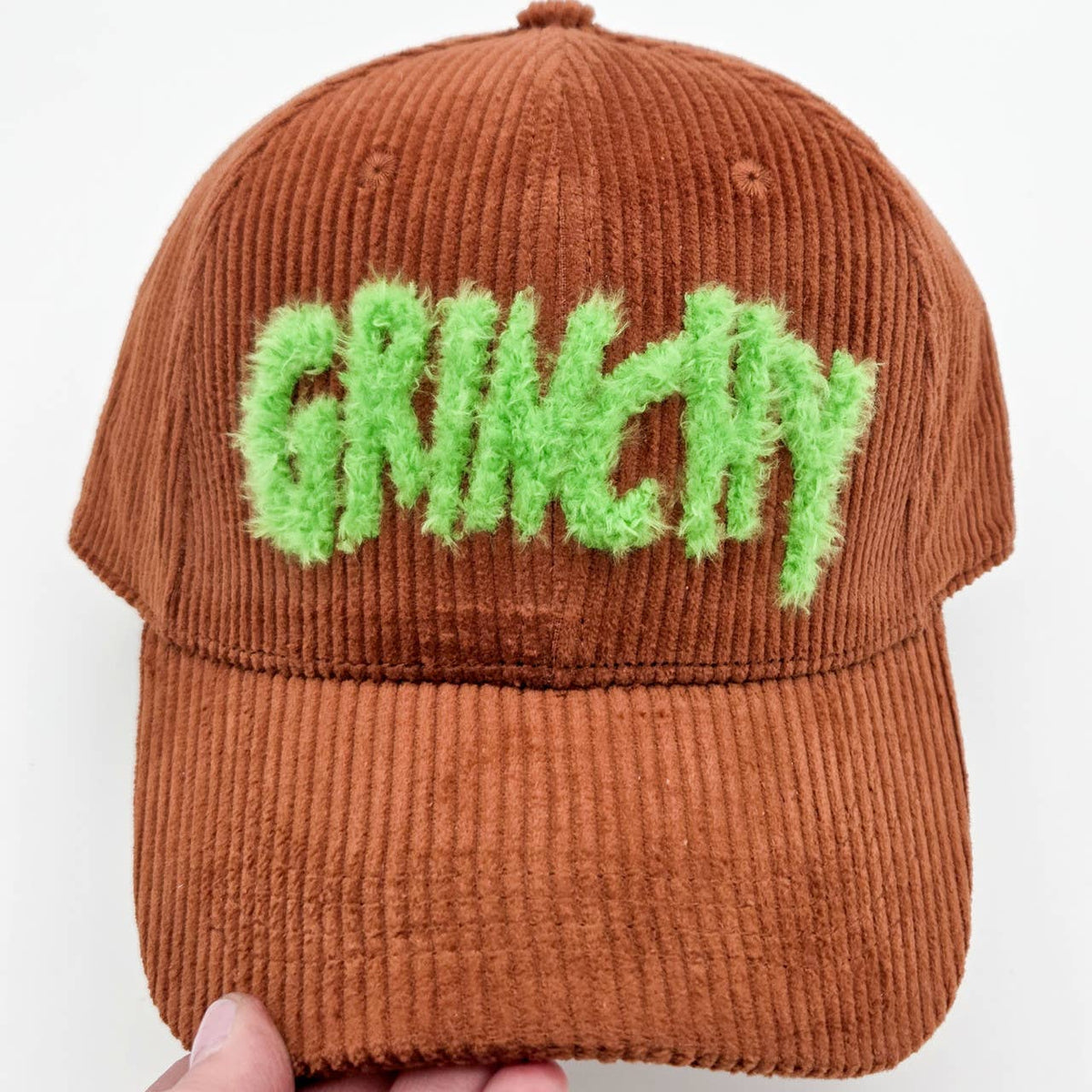 Grinchy Green Fluffy HAT Patch