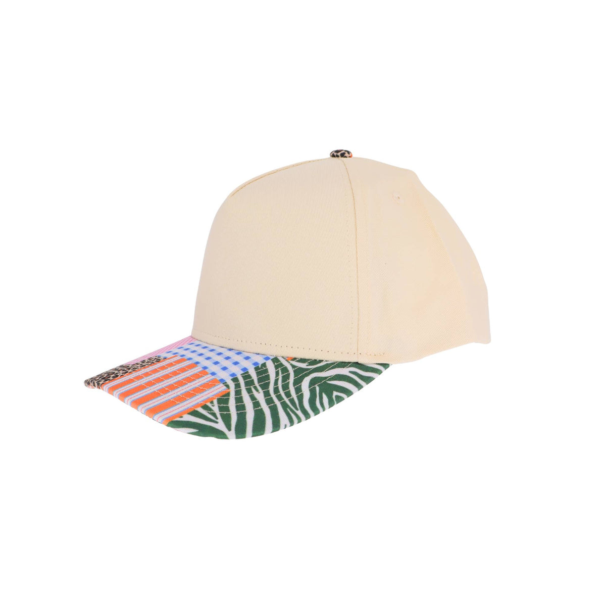 Patterned Multi Canvas Trucker Hat (Blank)