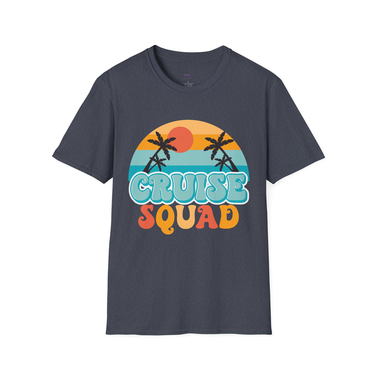 Cruise Squad T-Shirt | Retro Palm Sunset Beach Tee