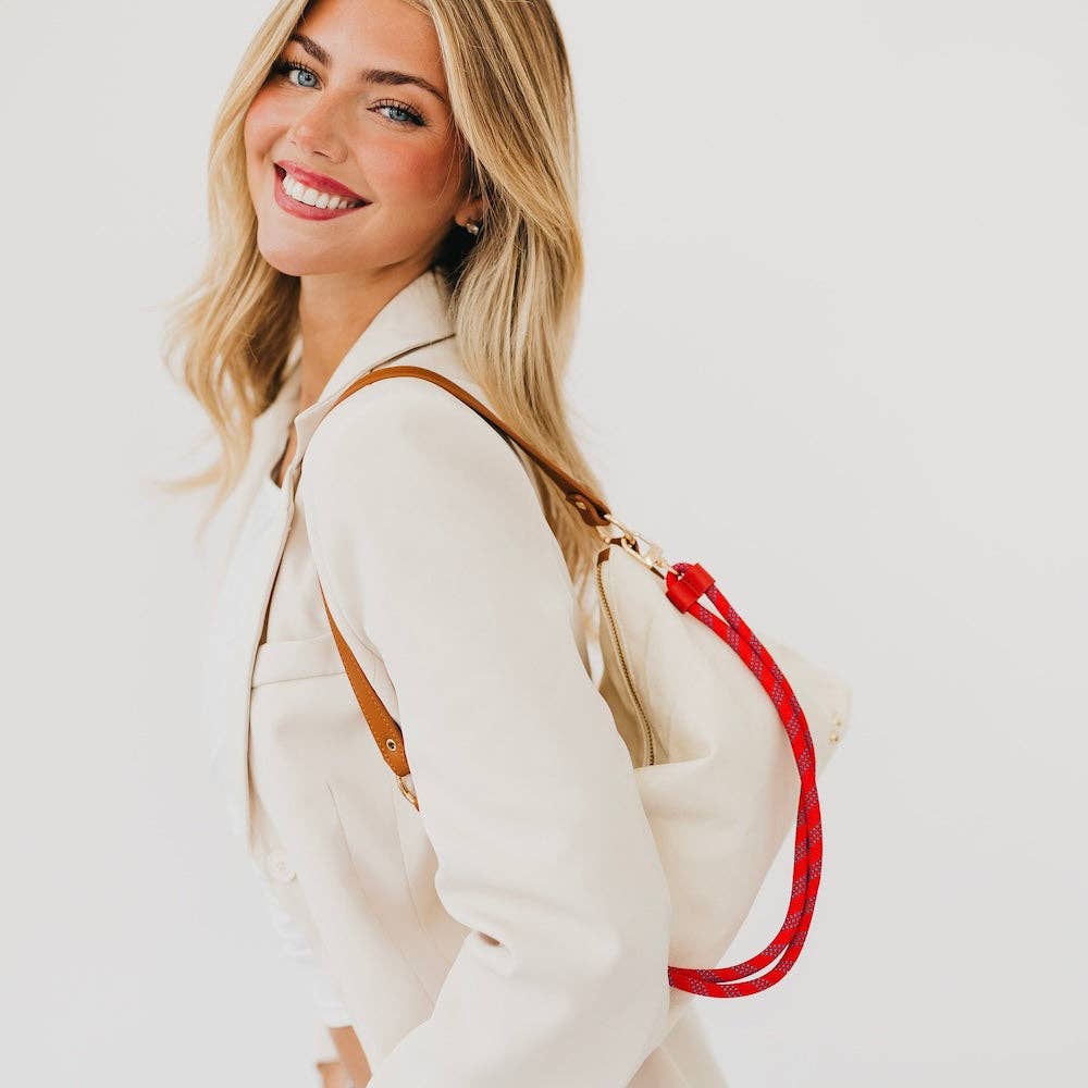 Cosette Canvas Shoulder Bag: Camo