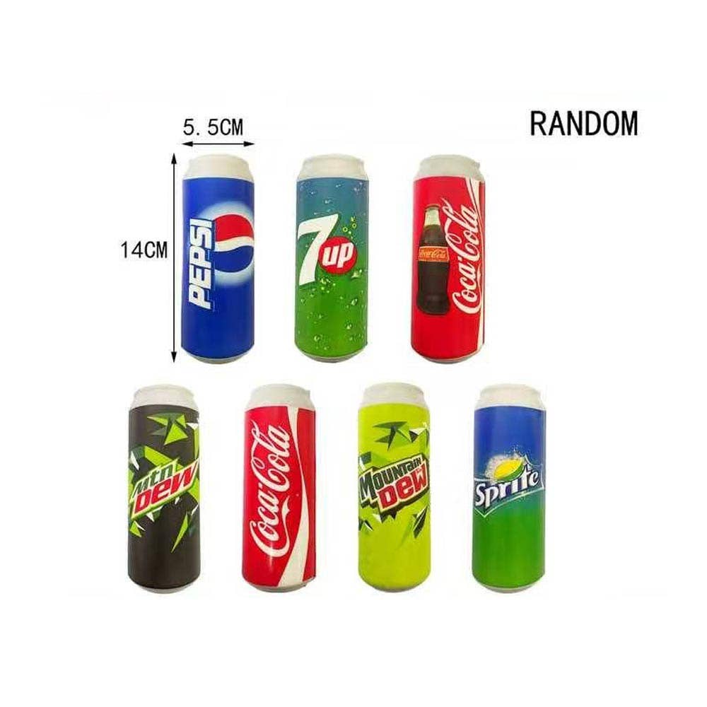 12PCS - Soda Can Squeeze Squishy Stress Relief Toy Set