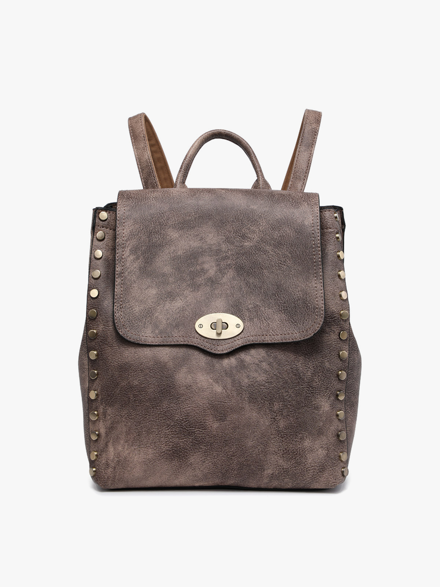 Bex Distressed Backpack | M1841DS : Brown