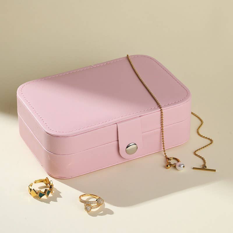 JEWELRY ORGANIZER TRAVEL BOX CASE | 40P605: Turq