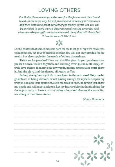 My Prayer Journal: Quiet-Time Prayers for a Woman's Heart