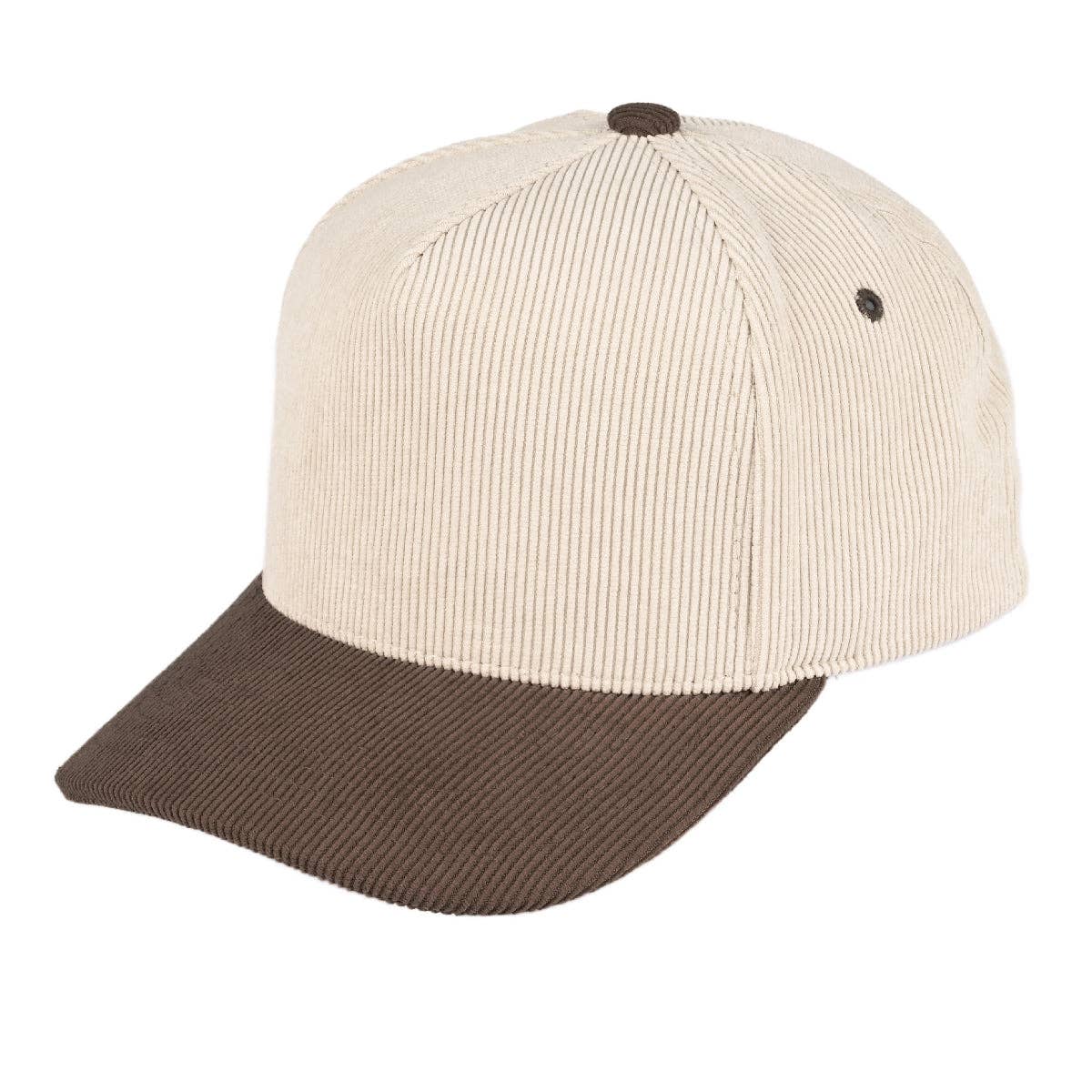 C.C Corduroy Trucker Cap – Wholesale Adjustable Snapback Hat (5 Colors): Sage/Pink