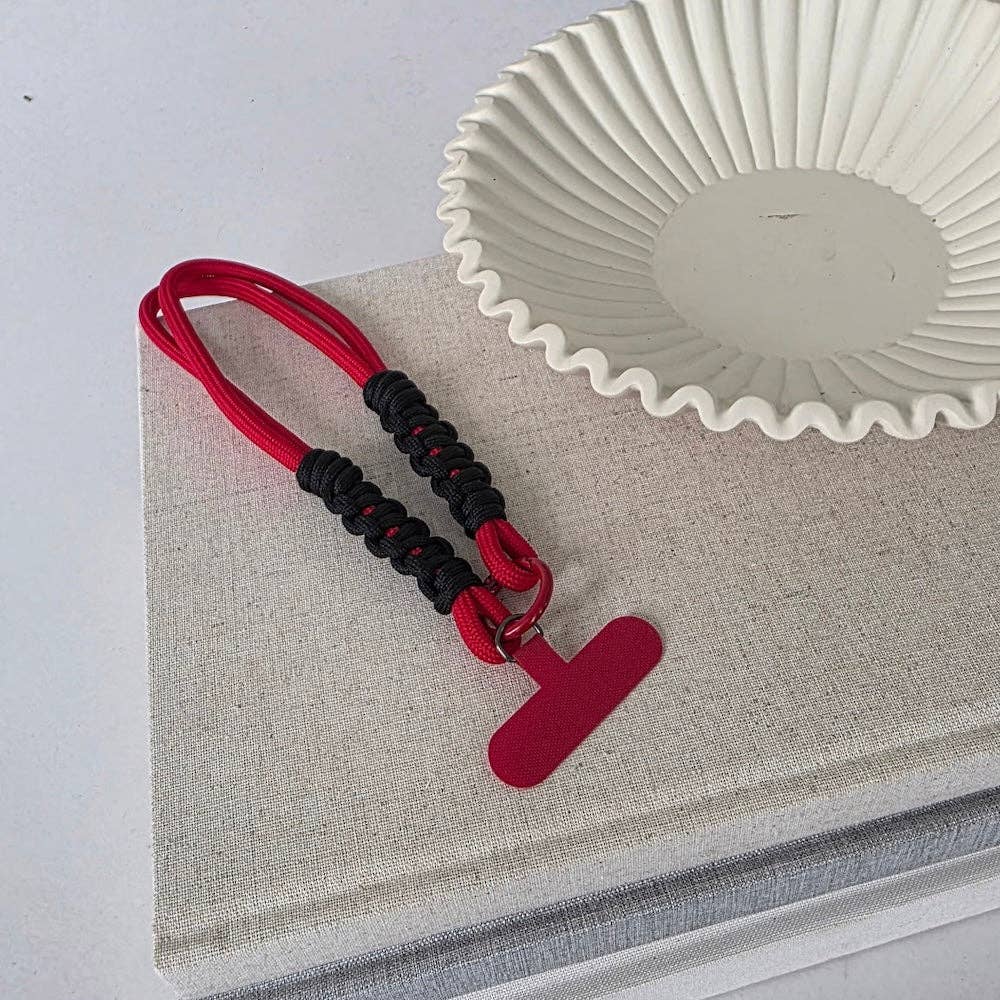Rope Phone Wristlet: Orange/Purple