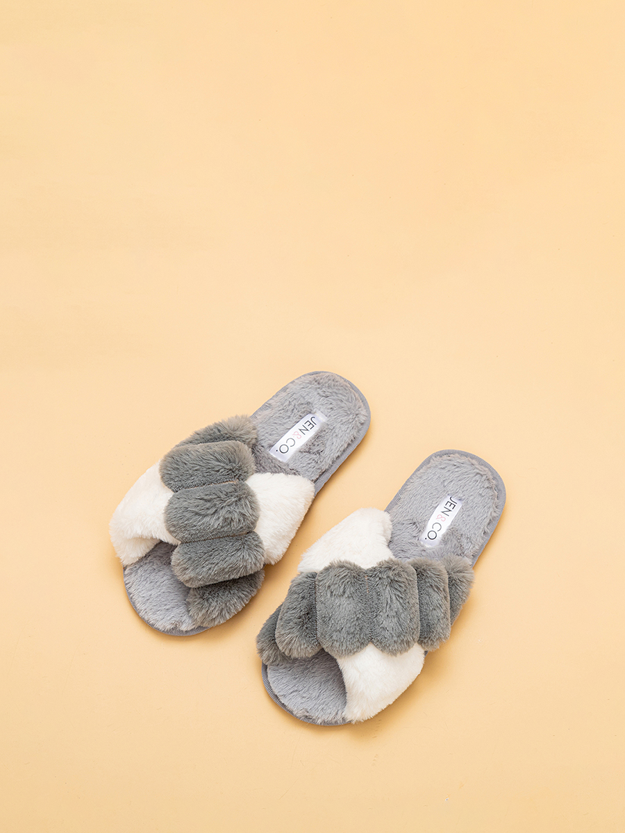 Amanda Two-Tone Slippers | SLP2120 : Sage