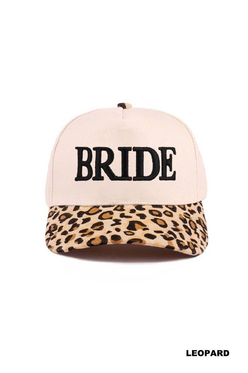 Bride Two Tone Cotton Hat: FLORAL / 1(ONE SIZE)