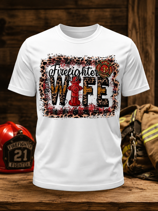 Firefighter Wife with firehose