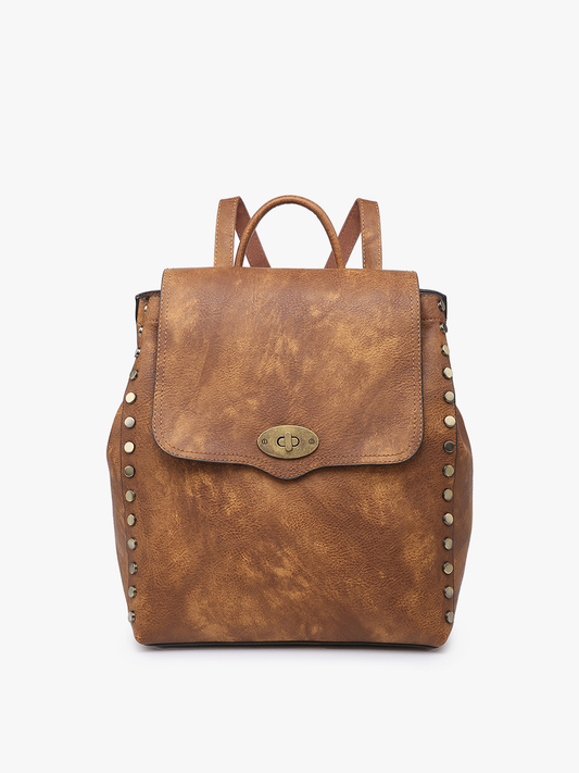 Bex Distressed Backpack | M1841DS : Brown