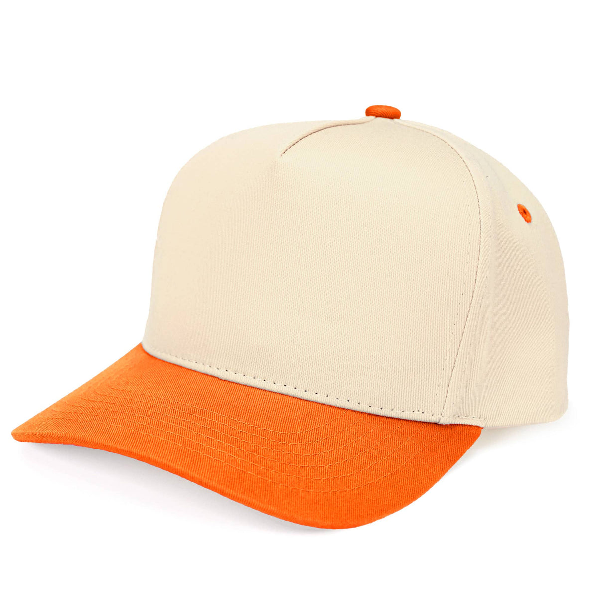 C.C Brand Two Tone Canvas Trucker Cap – Wholesale TCM0002: Brown/Pink
