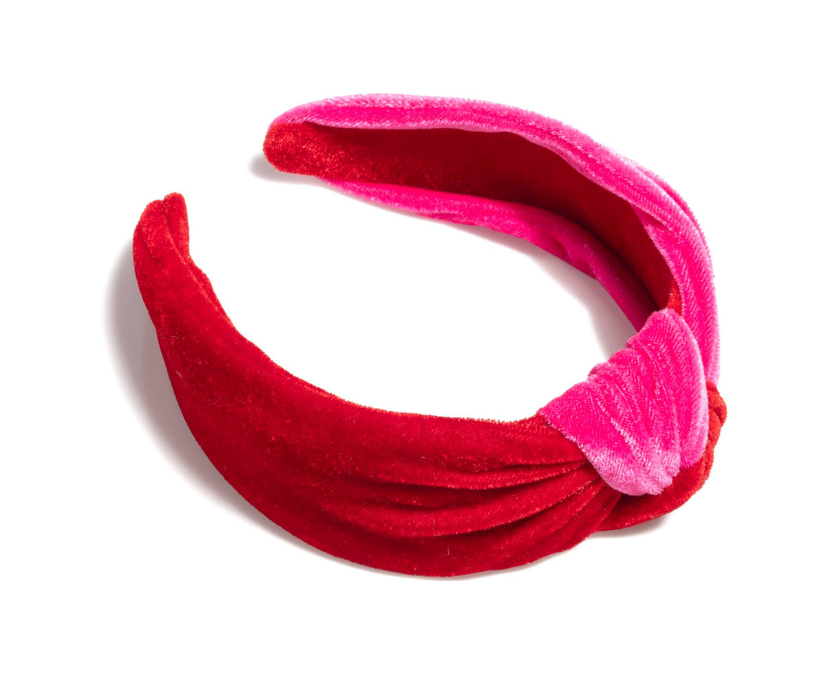 TWO TONE KNOTTED HEADBAND: GREEN
