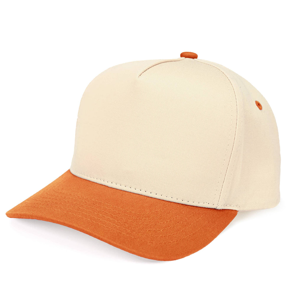 C.C Brand Two Tone Canvas Trucker Cap – Wholesale TCM0002: Brown/Pink