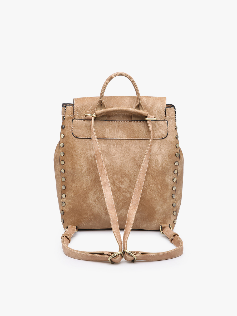 Bex Distressed Backpack | M1841DS : Espresso