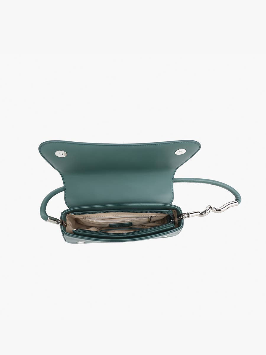 Toronto Detailed Edge Shoulder Bag | JN2554 : Dusty Blue