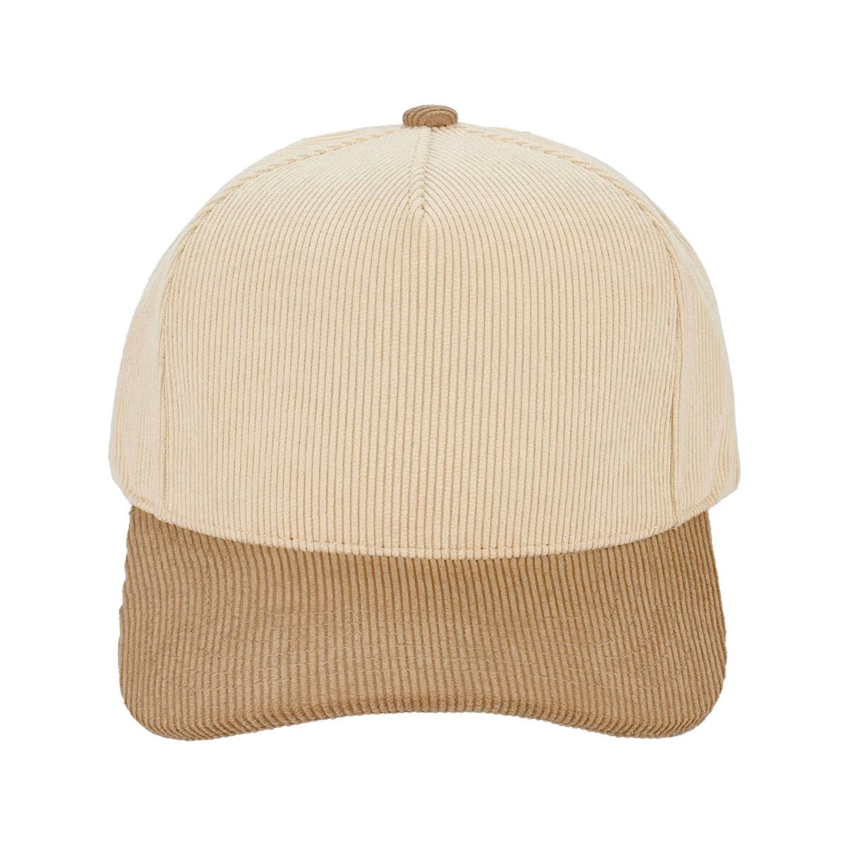 C.C Corduroy Trucker Cap – Wholesale Adjustable Snapback Hat (5 Colors): Sage/Pink