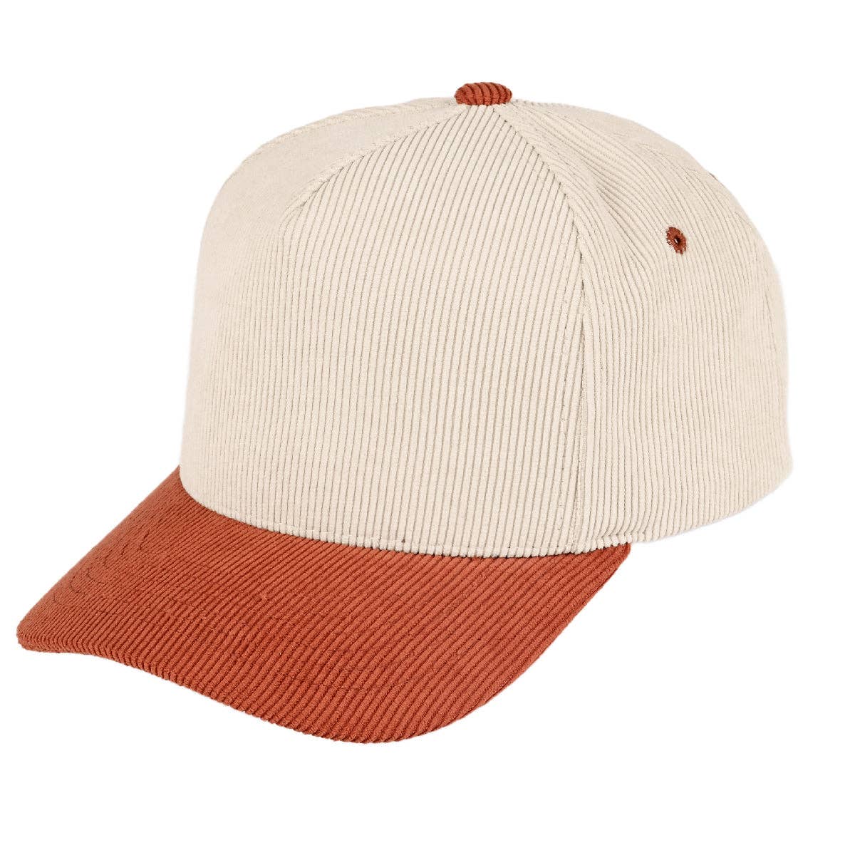 C.C Corduroy Trucker Cap – Wholesale Adjustable Snapback Hat (5 Colors): Sage/Pink