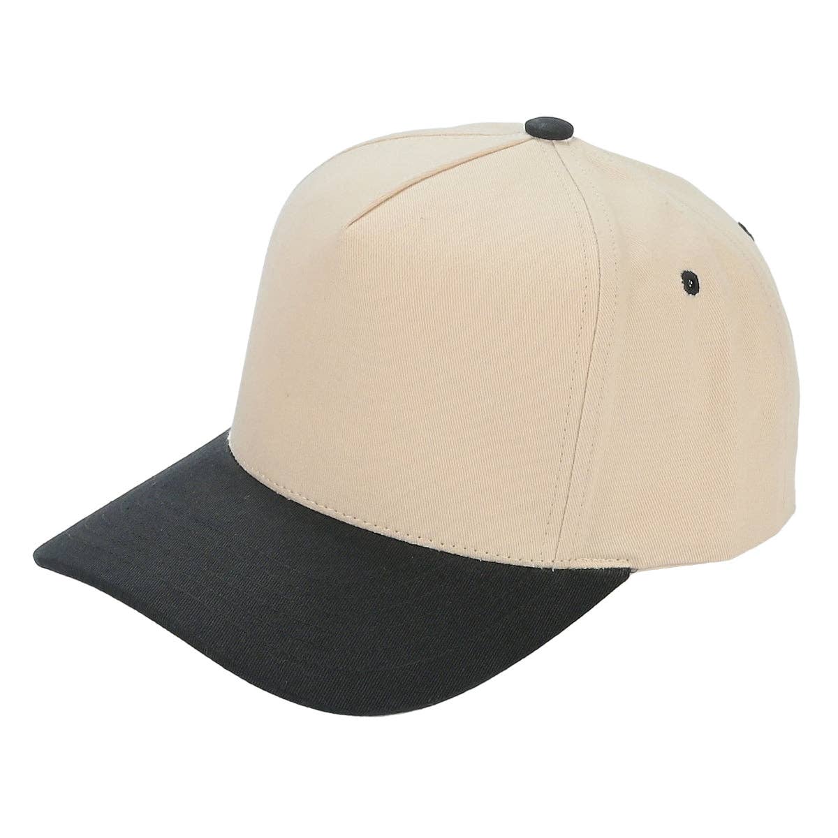 C.C Brand Two Tone Canvas Trucker Cap – Wholesale TCM0002: Brown/Pink