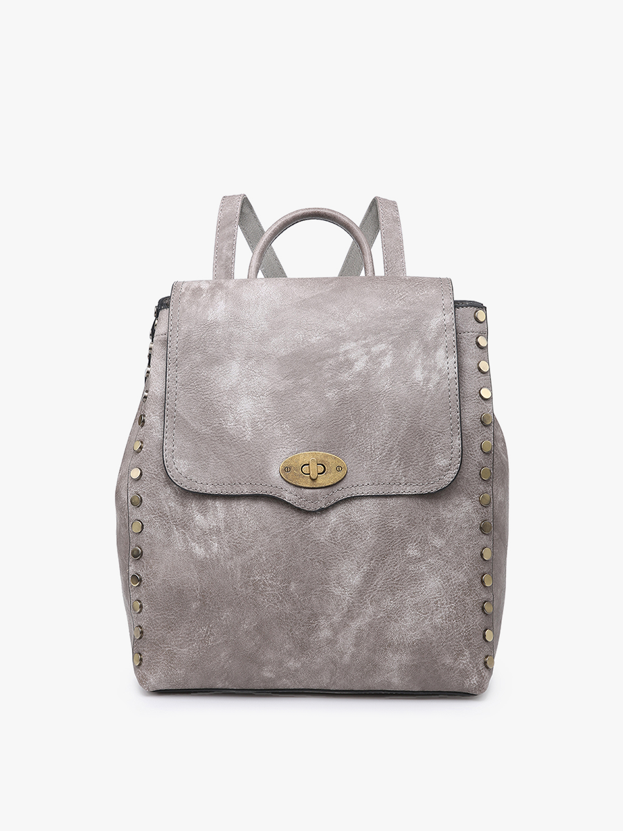 Bex Distressed Backpack | M1841DS : Olive