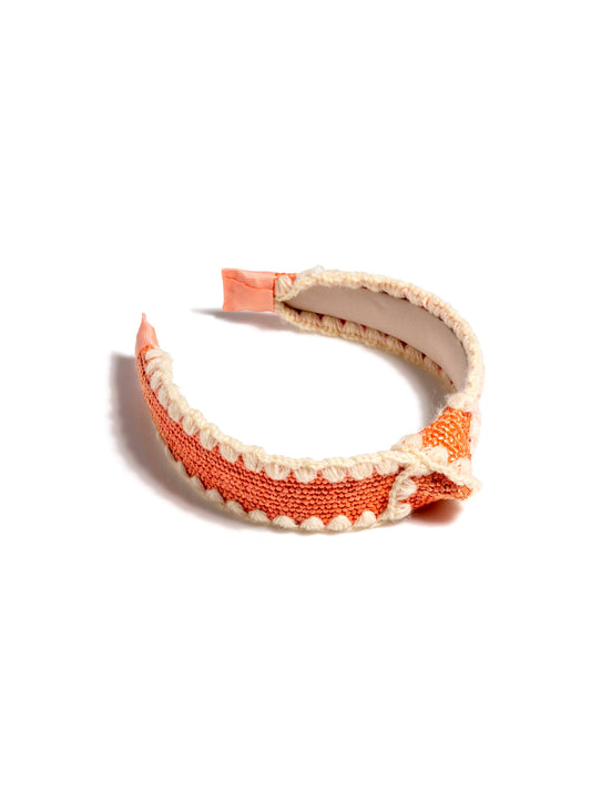 KNOTTED HEADBAND, ORANGE