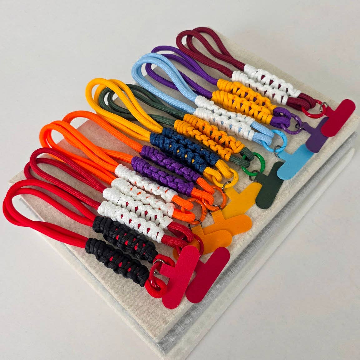 Rope Phone Wristlet: Orange/Purple