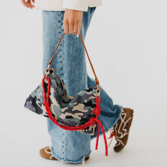 Cosette Canvas Shoulder Bag: Camo