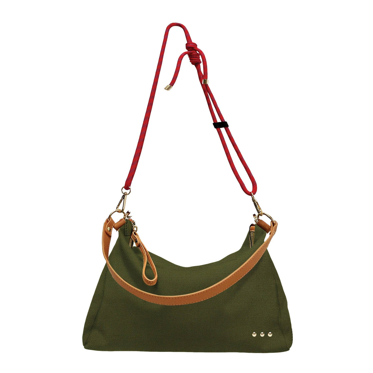 Cosette Canvas Shoulder Bag: Leopard