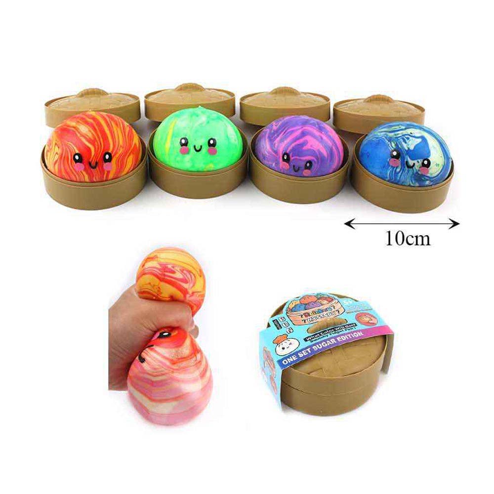 Marble Squishy Mystery Dumpling Stress Relief Squishy Toy