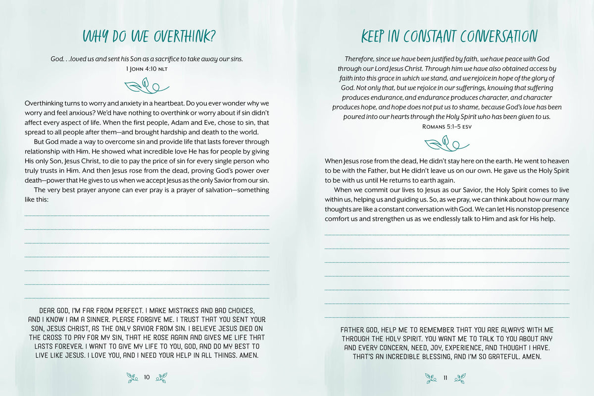 The Overthinker's Devotional Journal