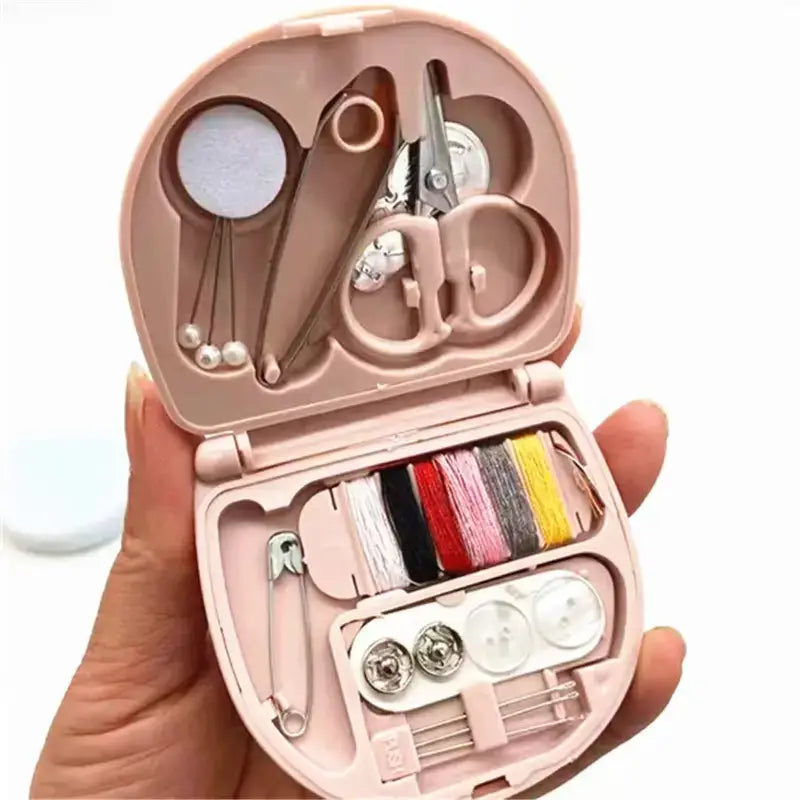 Portable Mini Sewing Kit, Emergency Clothing Fix Kit, Gift: White