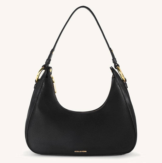 Mira & Moss Ava Shoulder Bag - Black: BLACK