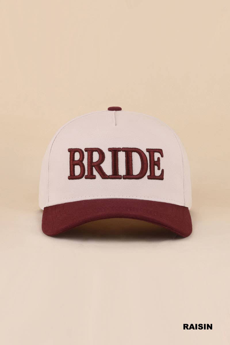 Bride Two Tone Cotton Hat: LEOPARD / 1(ONE SIZE)