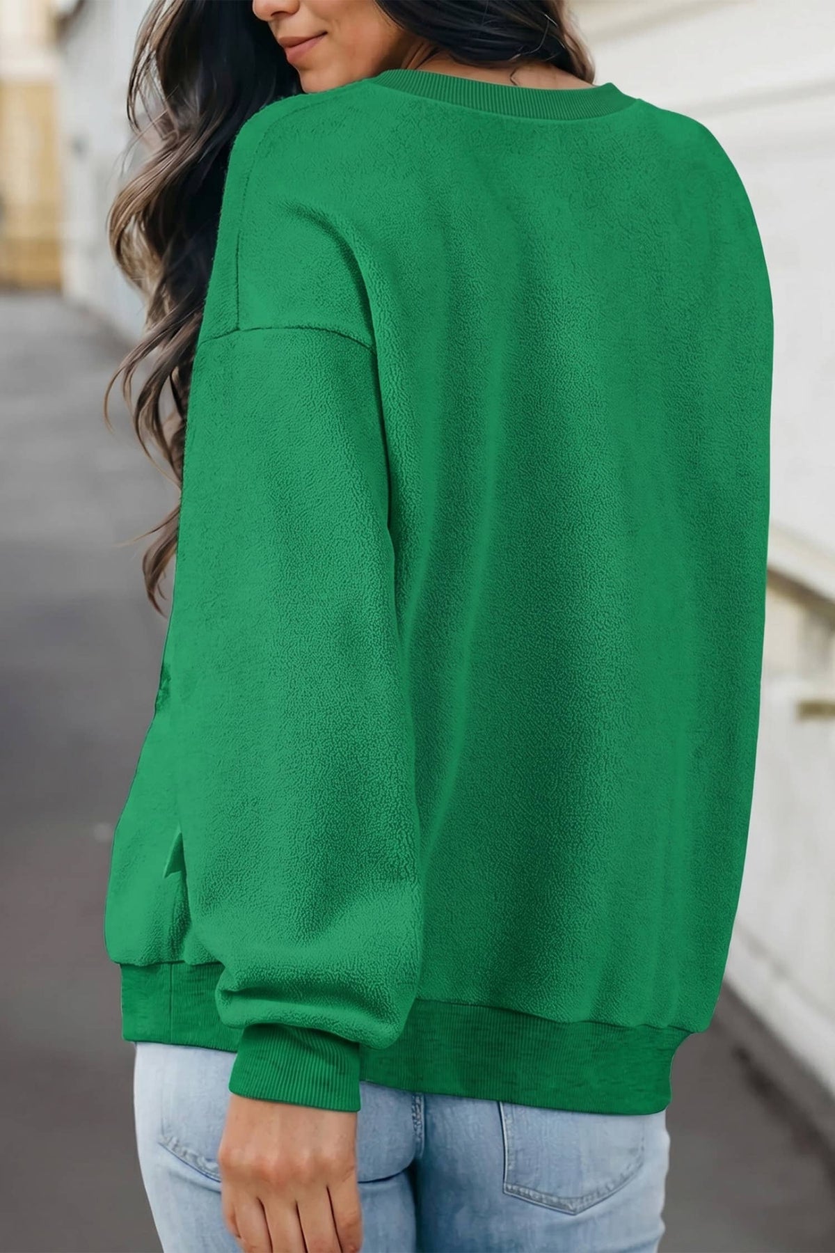 Reversible Oversized Mock Neck Sweatshirt | S-4X: Light Grey