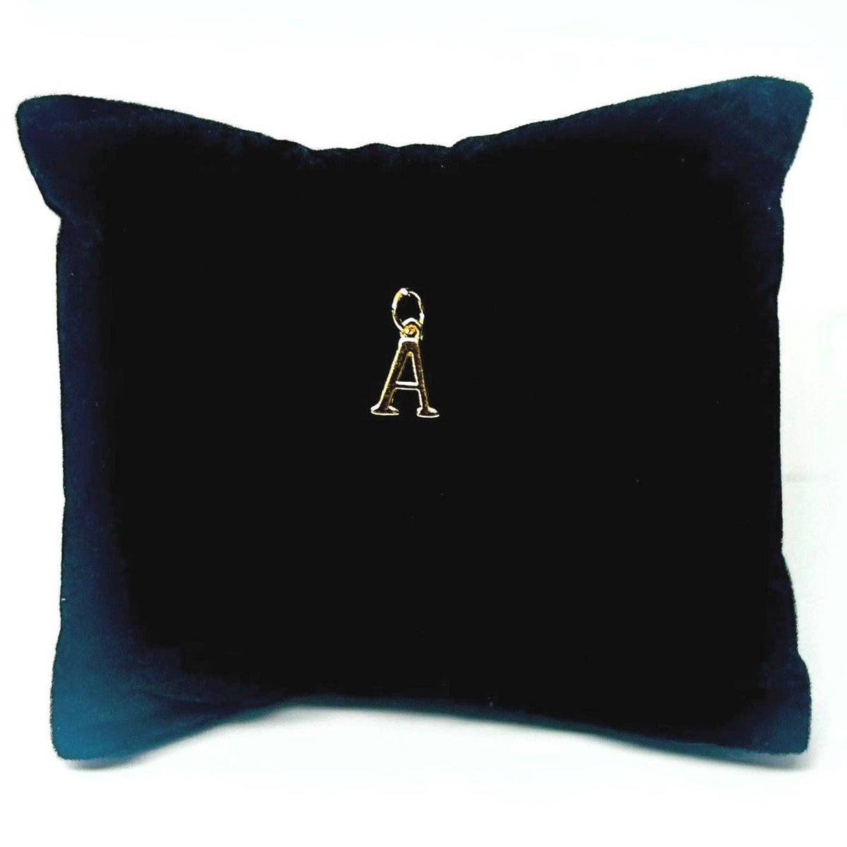 18k Gold Capital Letter Initial Charm, 13x6m: D