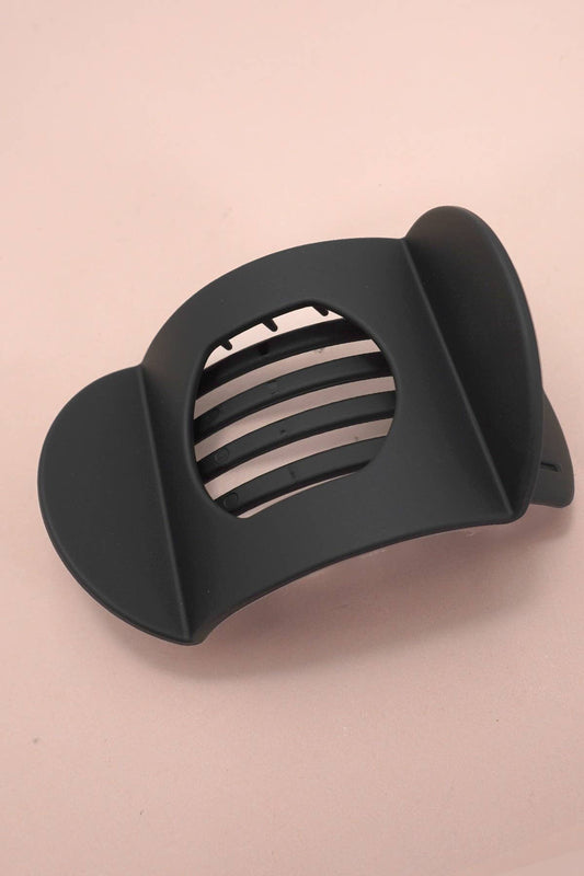Lay Flat Large Hair Claw Clips for Secure Styling | 40H980: Black