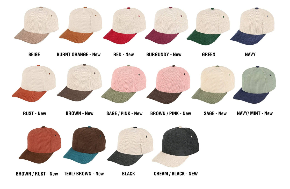C.C Brand Two Tone Canvas Trucker Cap – Wholesale TCM0002: Brown/Pink