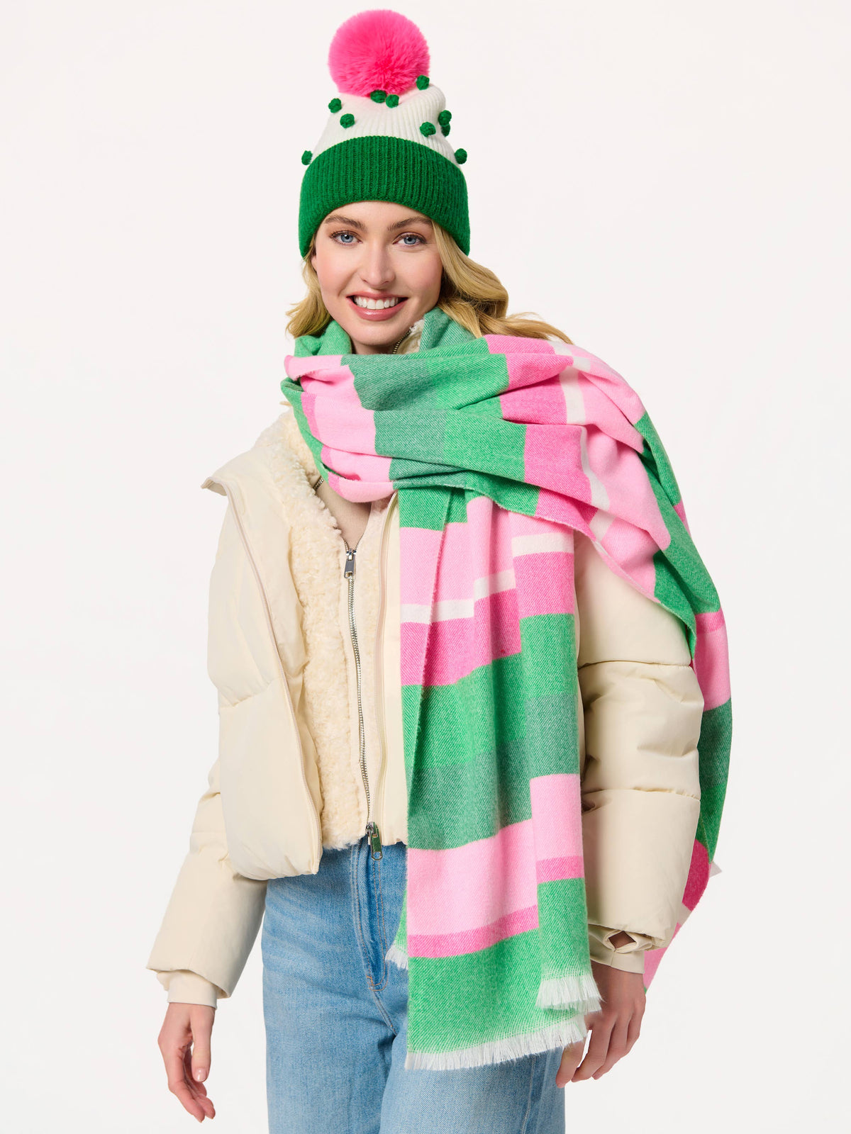 KAYLA SCARF: GREEN