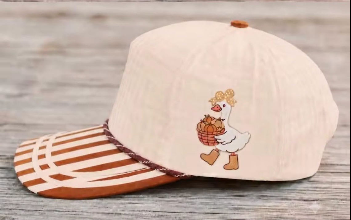 Cozy Season Embroidered Hat