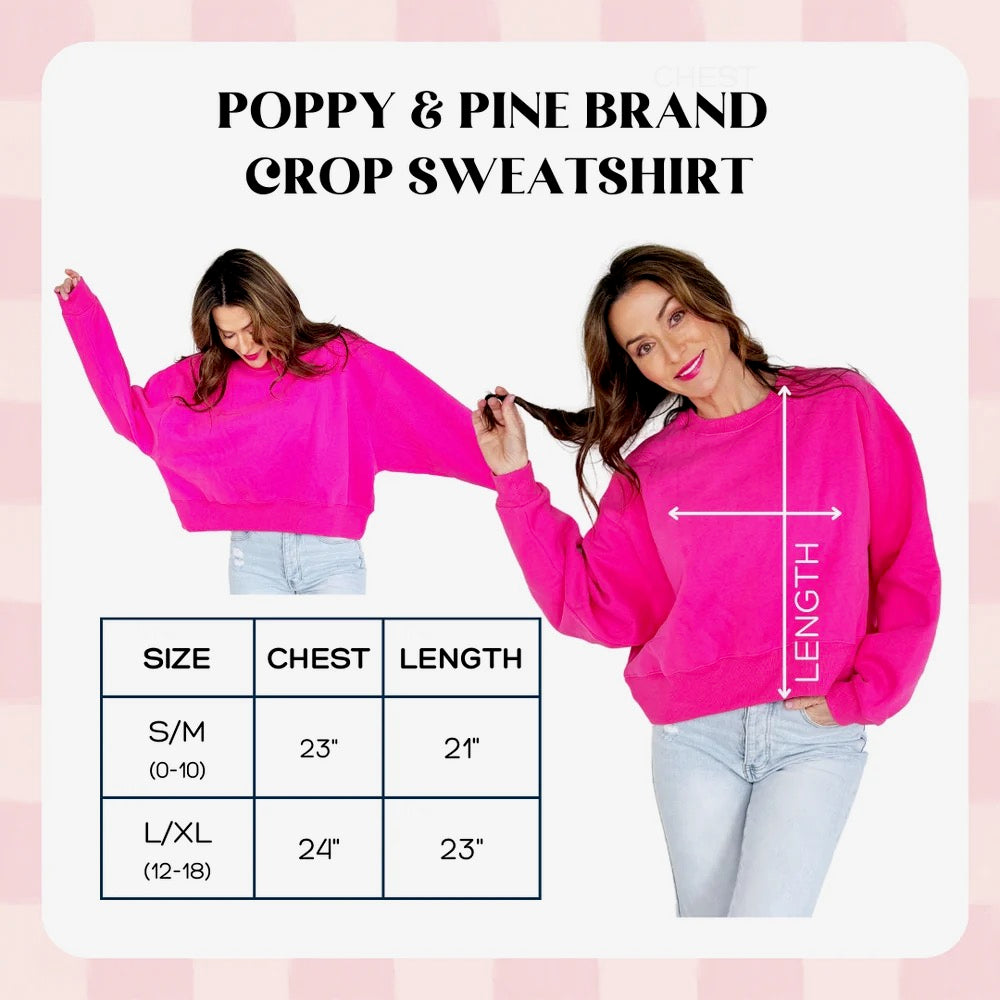 HOW DUCKY ARE WE CROP SWEATSHIRT