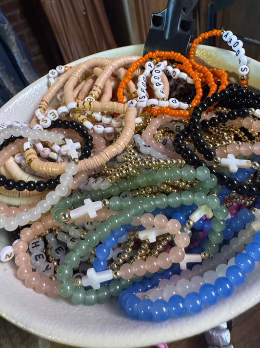 Halloween and Fall theme bracelets