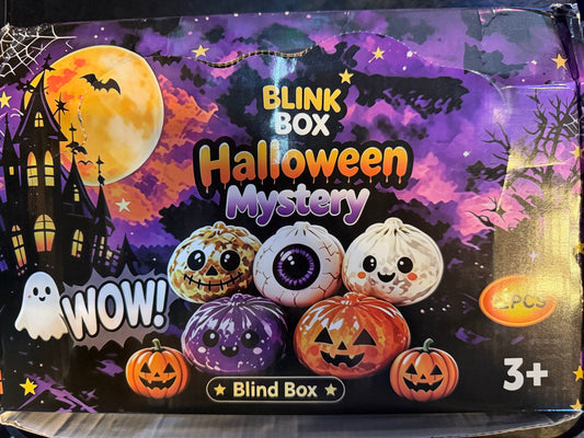 Mystery Halloween Face Dumpling Glitter Glue Squishy