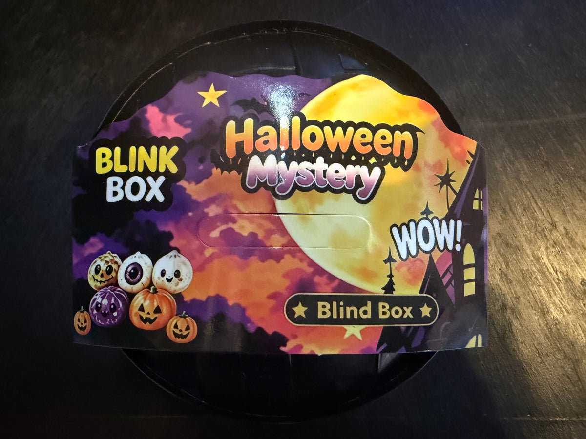 Mystery Halloween Face Dumpling Glitter Glue Squishy