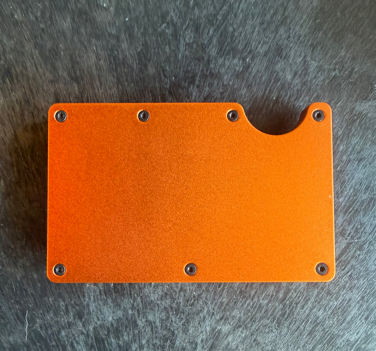 Men's Aluminum RFID wallet money clip